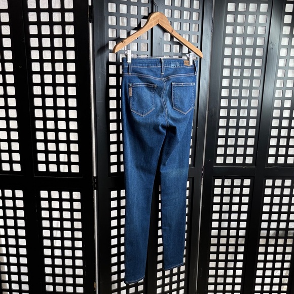 💙PAIGE Verdugo Ultra Skinny Dark Blue Stretch , Cotton blend Jeans Size 28💙 - Picture 9 of 17